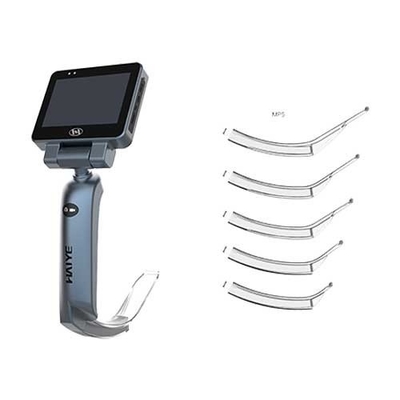 3-calowy ekran LCD HD Wideo Laryngoskop 5 + 3 jednorazowe ostrza laryngoskopów