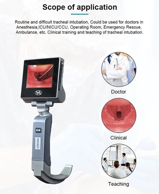 Airway View Video Laryngoscope Glidescope z 3,0-calowym dużym kolorowym monitorem
