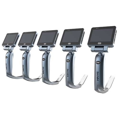 3-calowy ekran LCD HD Wideo Laryngoskop 5 + 3 jednorazowe ostrza laryngoskopów