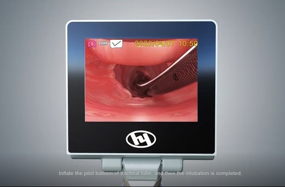 3-calowy laryngoskop z obsługą wideo z wyświetlaczem LCD do trudnej intubacji